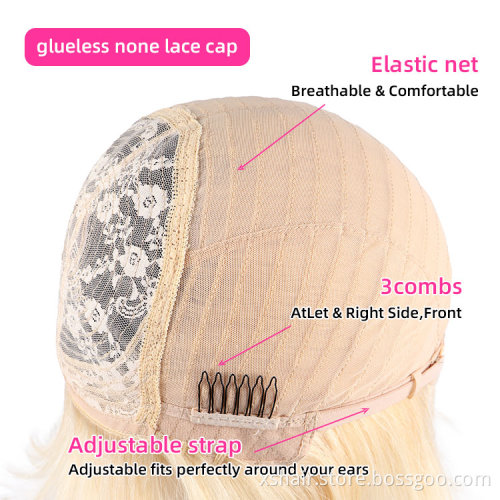 100% Human Hair 1b 613 13*6 Frontal Straight Human Hair Wig,  1b 613 Frontal Lace Front Wig Human Hair